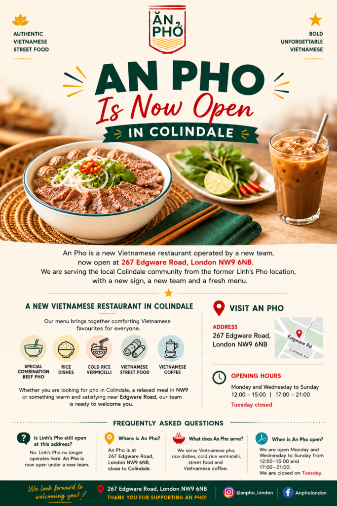An Pho is Now Open