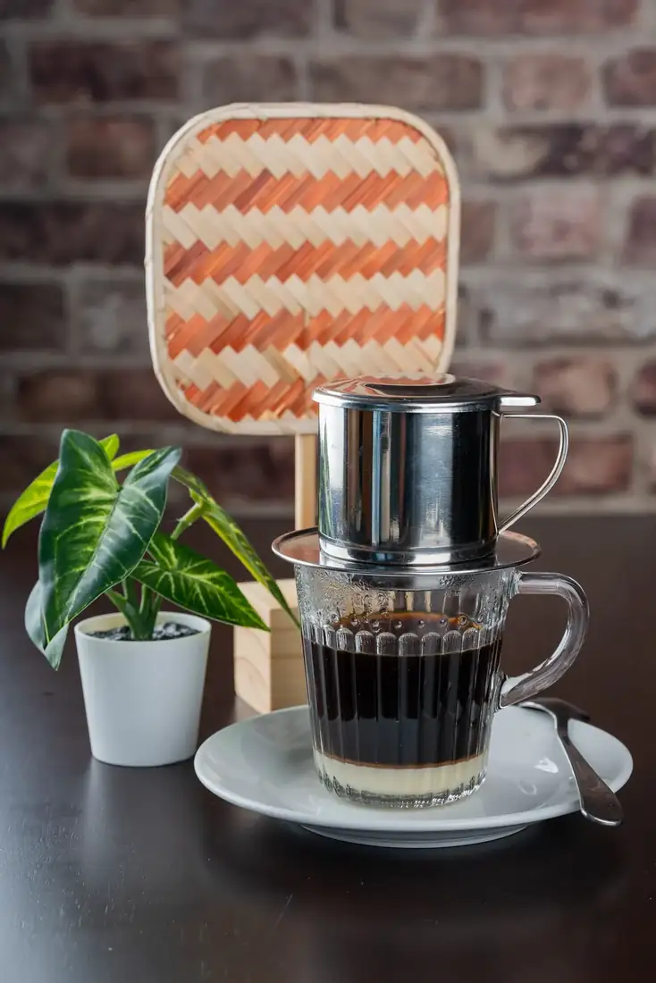 Vietnamese phin drip coffee